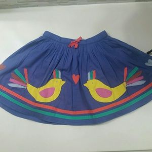 Mini boden applique skirt size 5/6